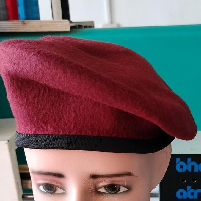 Baret Merah Maroon Kemenkumham ( Model Camel ) Polsuspas Kumham New Stok