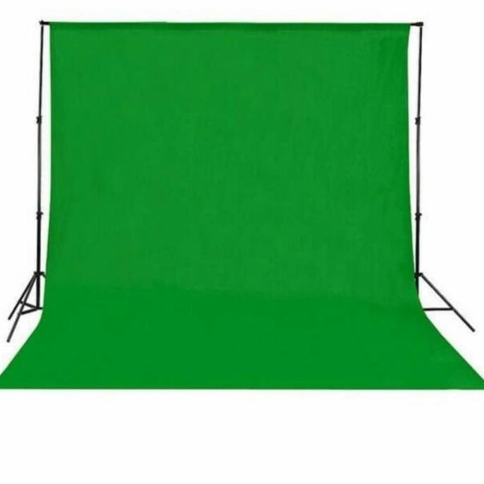 Kain Background Hijau Polos 3X5Meter New Stok