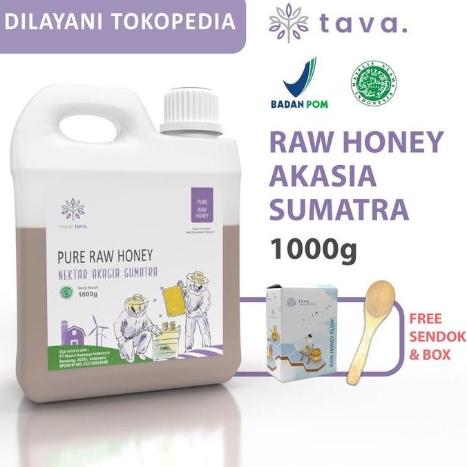 

Madu Murni Asli Tava 1kg Nektar Akasia Sumatra 100% Pure Raw Honey