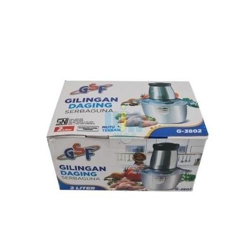 Miliki Belender Daging Gsf 3802 Gilingan Serbaguna Food Processor Chopper