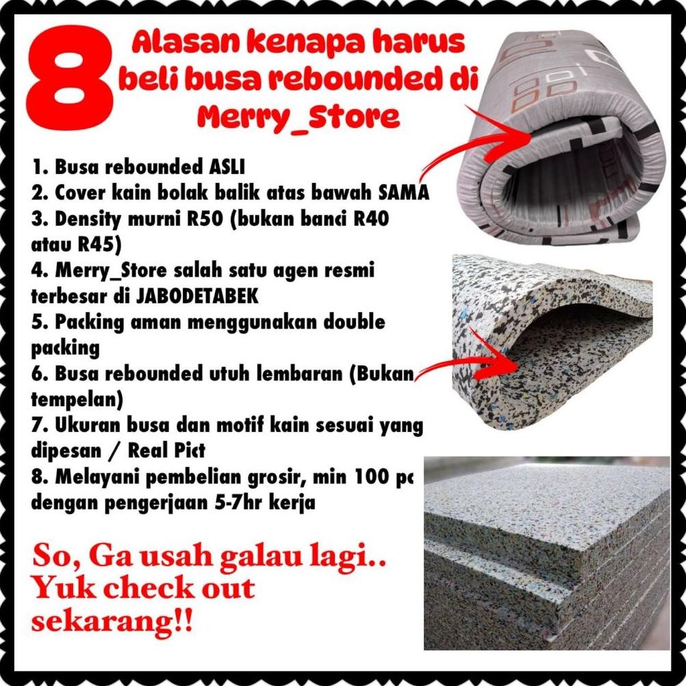 PJ Kasur Busa Lipat Rebounded ANTI KEMPES - Bukan Busa Biasa