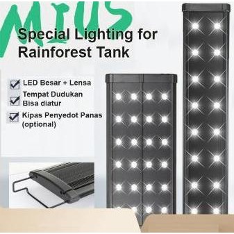 MIUS Lampu Led Rainforest Aquarium Paludarium Terarium Aquascape  TITI 88