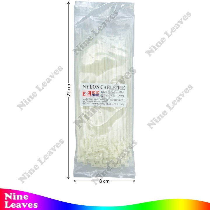 

[Grosir 100 Pcs] Kabel Ties 2,5x150 mm 100 Pcs Nylon Cable Tie