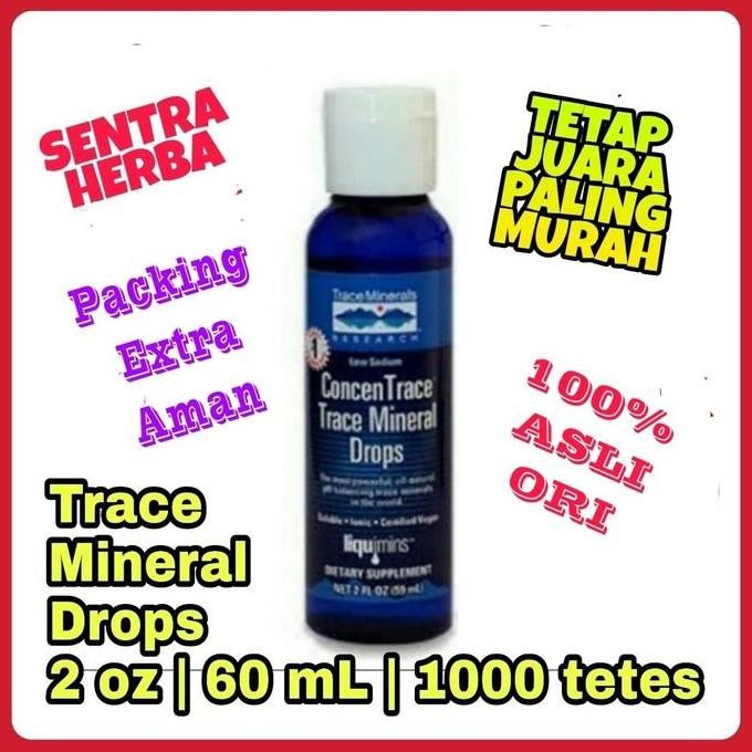 

Trace Mineral Drop ASLI dari TMR 60 ML (isi 1000 Tetes) MURAH