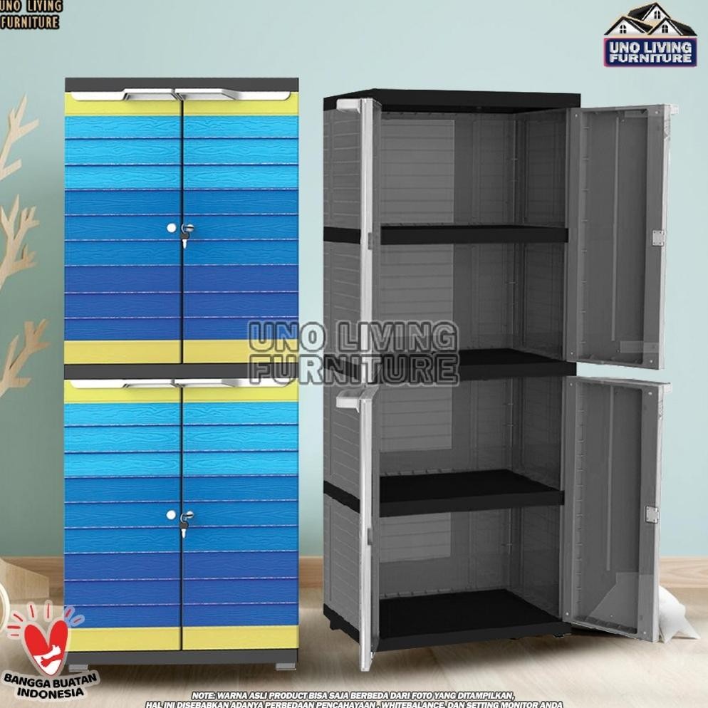 IK LEMARI PAKAIAN PLASTIK NAIBA LEMARI PLASTIK 4 SUSUN NAIBA FIT 9104 LEMARI JUMBO LEMARI PAKAIAN LE