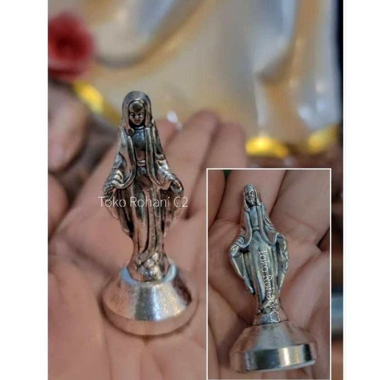 Hemat Im31 Patung Mini Bunda Maria Mtt 5Cm (6631) - Pajangan Bunda Maria - Patung Maria - Patung Min