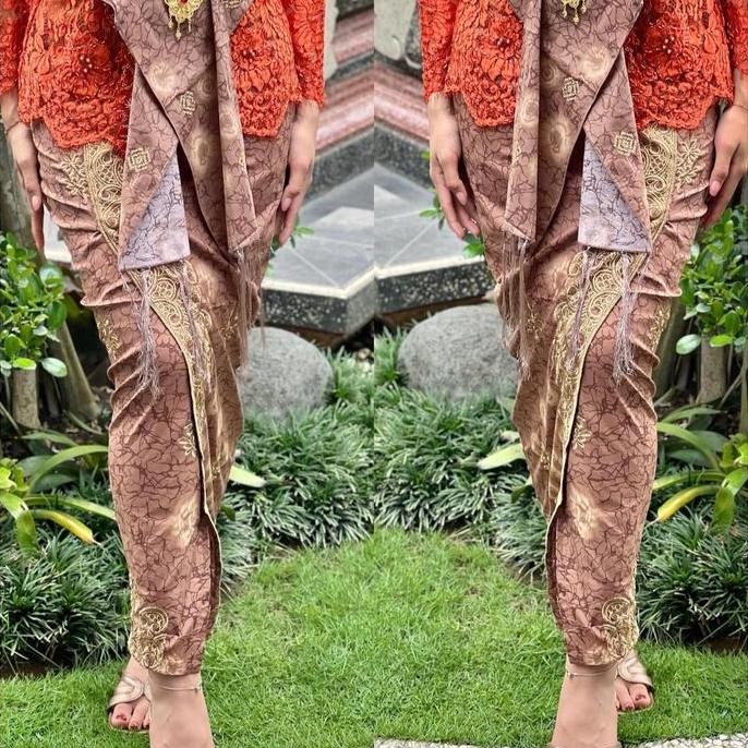 || MONICA / Kamen Jadi Katun Endek Bordir Free Selendang ||~~~