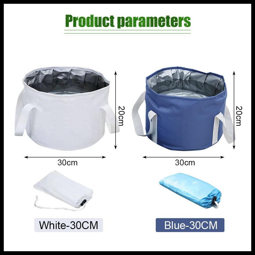 15 LITER EMBER LIPAT RENDAM KAKI PIJAT AIR SPA FOOT BATH KANTONG RENDAM KAKI TRAVEL PORTABLE