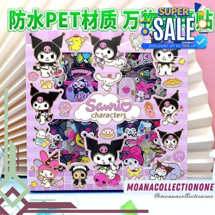 

STICKER LUCU 2D SANRIO KUROMI ISI 100 LEMBAR VIRAL TERBAIK
