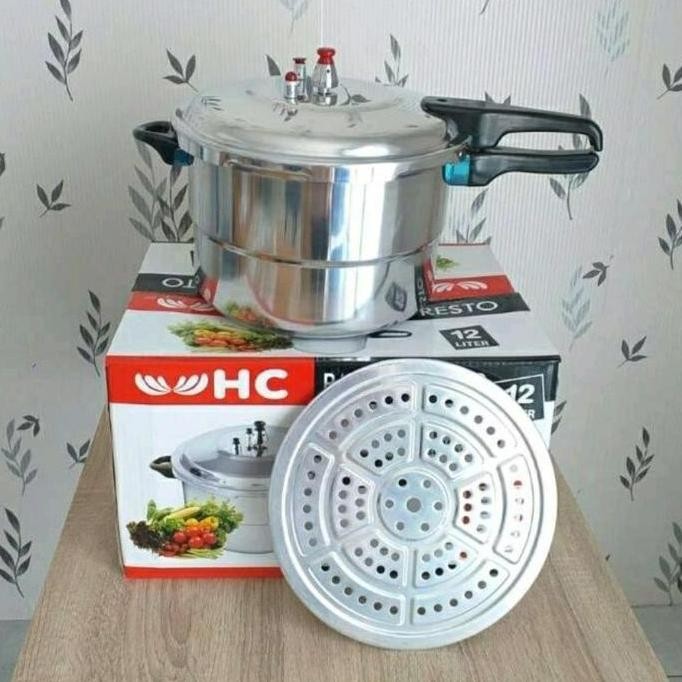 Terjangkau Panci Presto Hc Ukuran 12 Liter Panci Serbaguna Panci Hc Jumbo