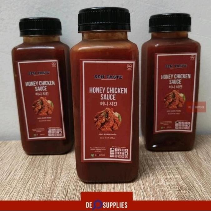 

honey chicken sauce sentaste 250ml - saus ayam madu garlic korea halal terlaris