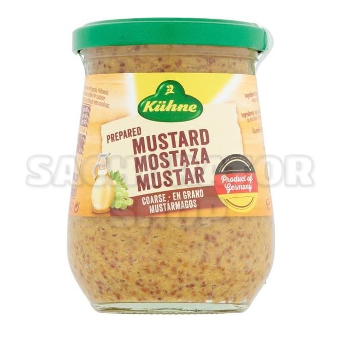 

Diskon! Kuhne Mustard Coarse Whole Grain 255 Gr