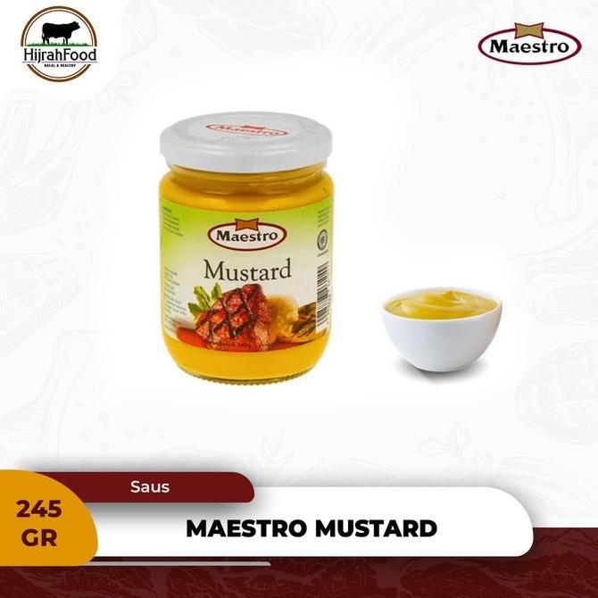 

Tersedia Maestro Mustard Sauce | Saus Mustard - 245 gr
