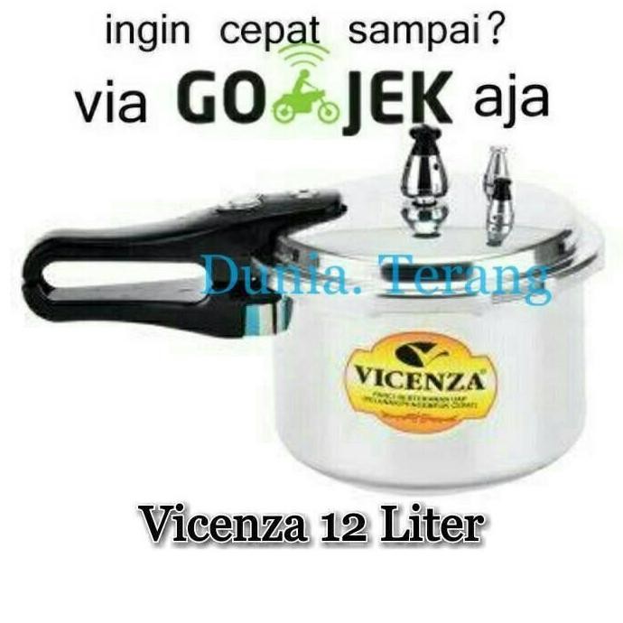 Terjangkau Panci Presto Vicenza 12Liter 28Cm