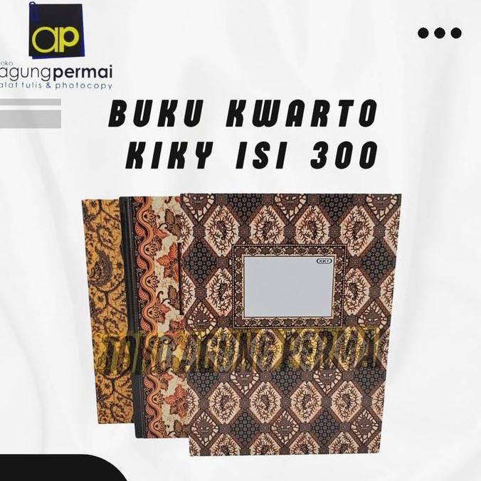 

produk baru!! buku kwarto kiky isi 300