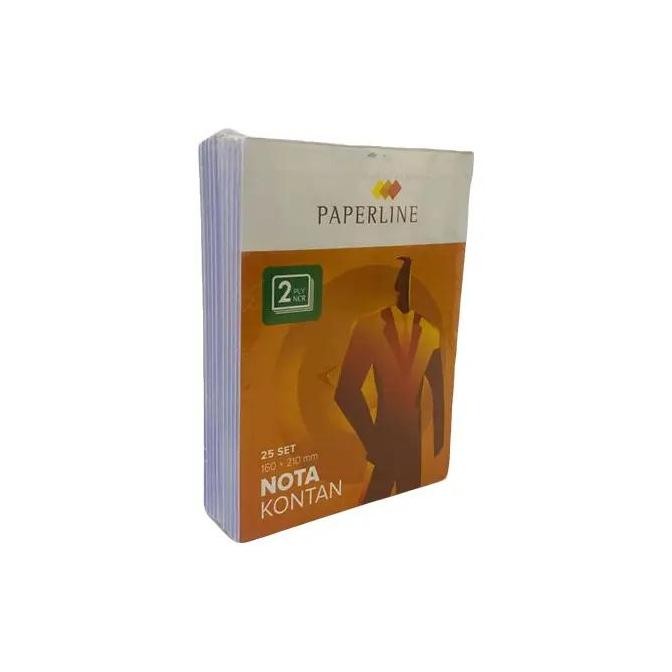 

produk baru!! nota kontan besar 2 ply 2ply paperline rangkap 2 / b2 ppl 1 pack isi 10 buku merah white