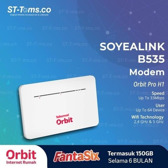 READY Huawei B535 Home Modem Router 4G LTE CAT7 Unlocked Free Tsel 14GB 2bln