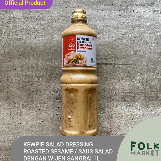 

Tersedia KEWPIE Salad Dressing Roasted Sesame 1L - Saus Salad Wijen Sangrai