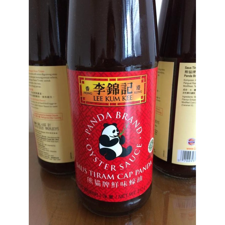 

lee kum kee panda brand oyster sauce ( saus tiram ) 510gr terlaris