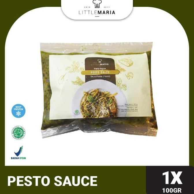 

Diskon! (Single Serve) Littlemaria Pesto Sauce/Saus Pesto 100G