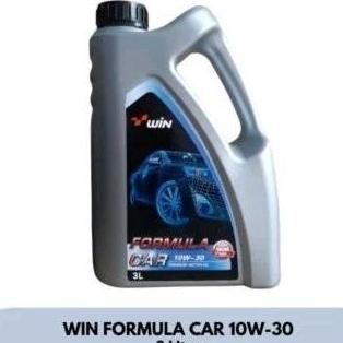 OLI WIN FORMULA CAR 10W30 API SL (3L)/PELUMAS MESIN BENSIN WIN 10W-30/10-W30 (3 LITER)