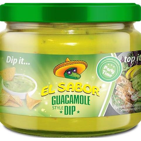 

Tersedia EL SABOR GUACAMOLE STYLE DIP 300gr