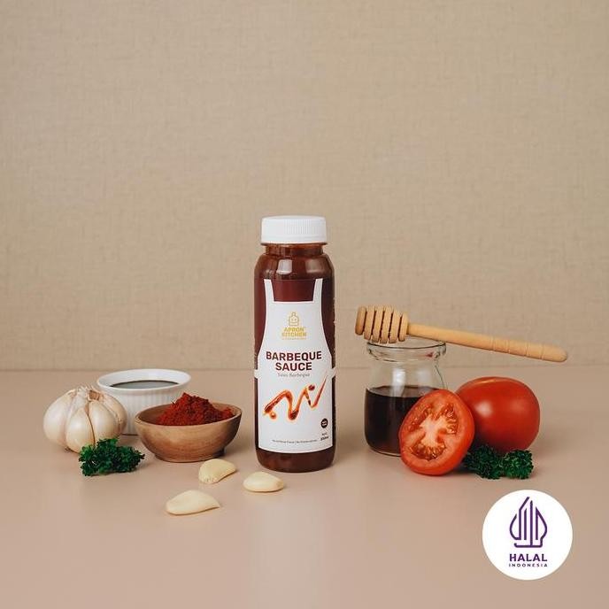 

apron kitchen saus bbq barbecue saus bumbu masak 250ml terlaris