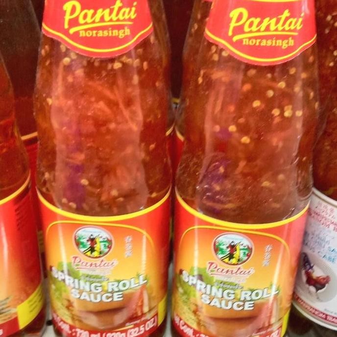 

Tersedia pantai norasingh/spring roll sauce 750 ml/Thai dipping