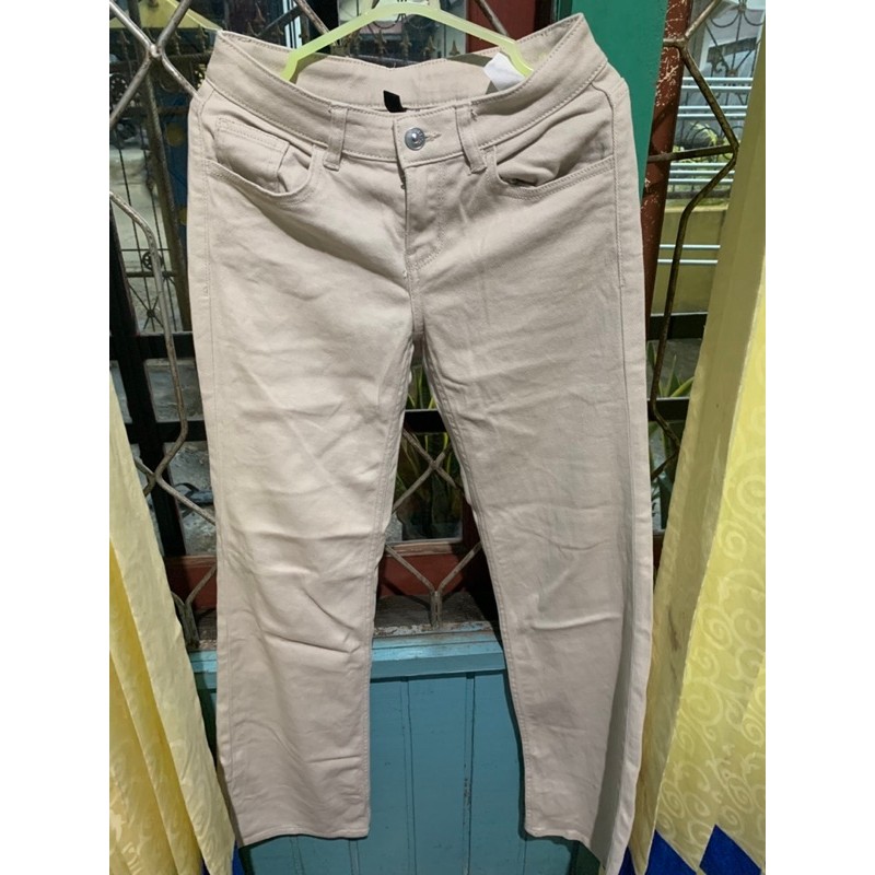 preloved cutbray celana panjang jeans wanita h&m