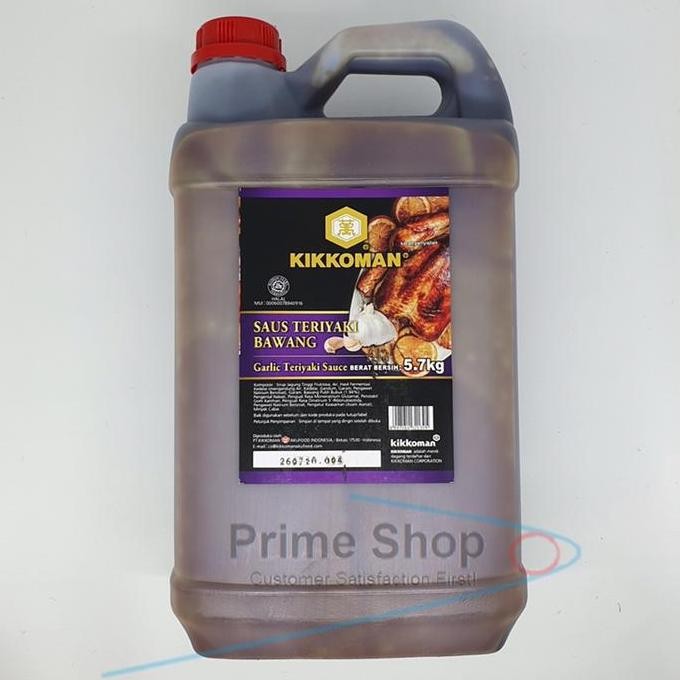 

PROMO KIKKOMAN GARLIC TERIYAKI SAUCE - SAUS TERIYAKI HALAL 5.7KG MULTIGUNA