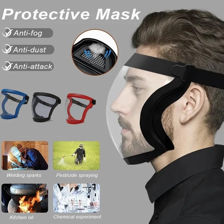 WN UV400 Masker pelindung FACE SHIELD Pelindung Percikan Debu Untuk Tenaga Kerja Perlindungan Masker