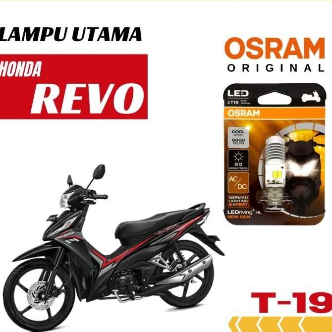 Promo Lampu Depan Motor Revo Absolute Fit LED Osram T19 COD