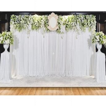 backdrop tinggi 3 meter background latar belakang banner begron tirai dekorasi pesta sku48