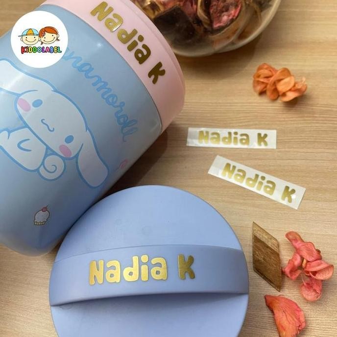 

ready Paket Hemat - Stiker Label Nama Cutting Timbul Waterproof Tahan Air Peralatan