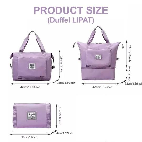 Ready Travel Bag Duffel Ransel / Duffle Bag Ransel / Tas Travel Besar Anti Air / Portable Gym Bag / 