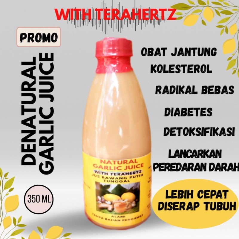 

DENATURAL Jus Bawang Putih Tunggal Herba Jahe Merah Madu Cuka Apel Lemon Jus