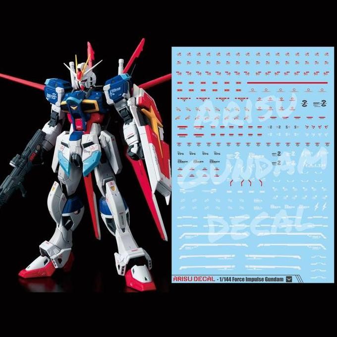 Water Slide Decal Force Impulse Gundam HG RG 1/144