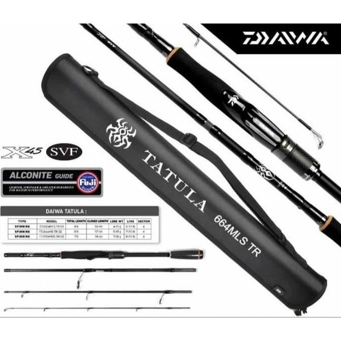 Joran DAIWA TATULA 664 694 704 travel rod spinning | joran sambung 4