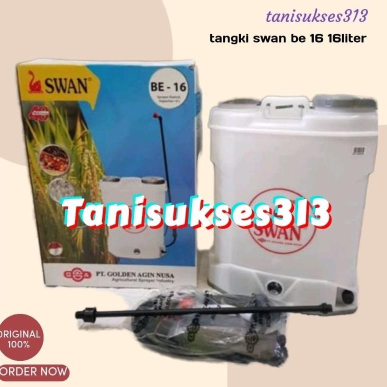 sprayer swan elektrik be-16 16liter alat semprot tangki cas swan 16liter