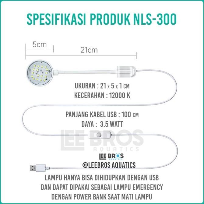 Ready Lampu Aquarium Mini / Led Aquarium / Lampu Aquarium Jepit