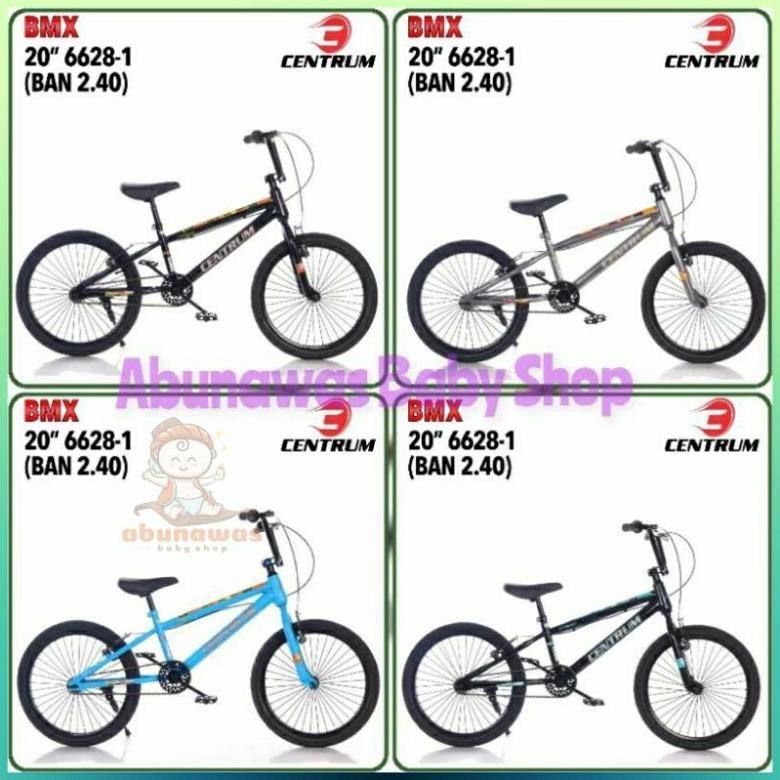 Sepeda Anak Roda Dua 2 BMX CENTRUM 6628-1 Ban Standar 2.40 20 Inch