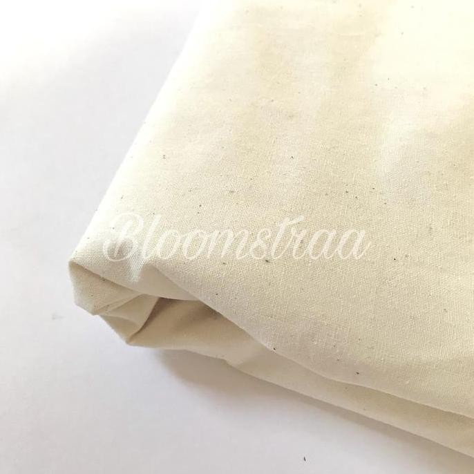 Kain blacu tebal putih bahan blacu tebel rapat grey katun mori