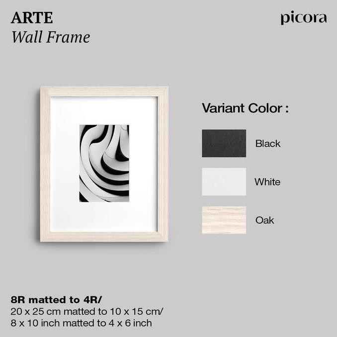 PICORA ARTE Wall Frame 20x25cm 8R/4R Pigura Bingkai Foto Dinding