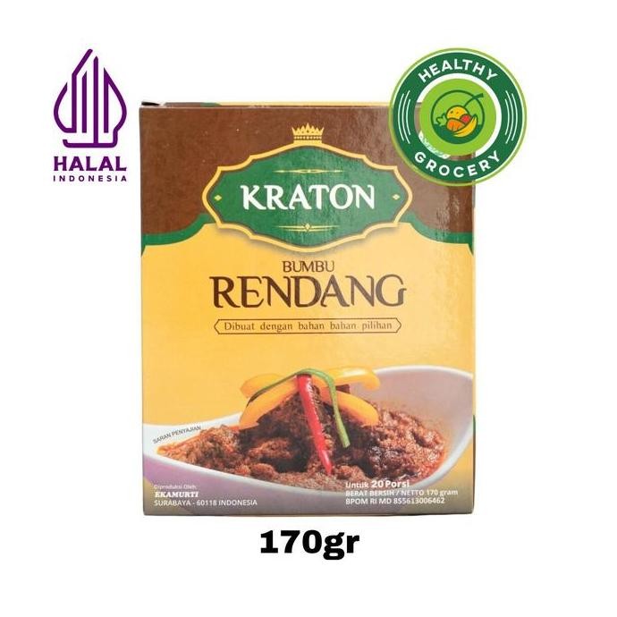 

;&;&;&;&] Kraton Bumbu Rendang 170gr / Rawon 150gr / Soto Banjar 120gr / Nasi Briani 105gr / Ayam Panggang Bumbu Rujak 125gr