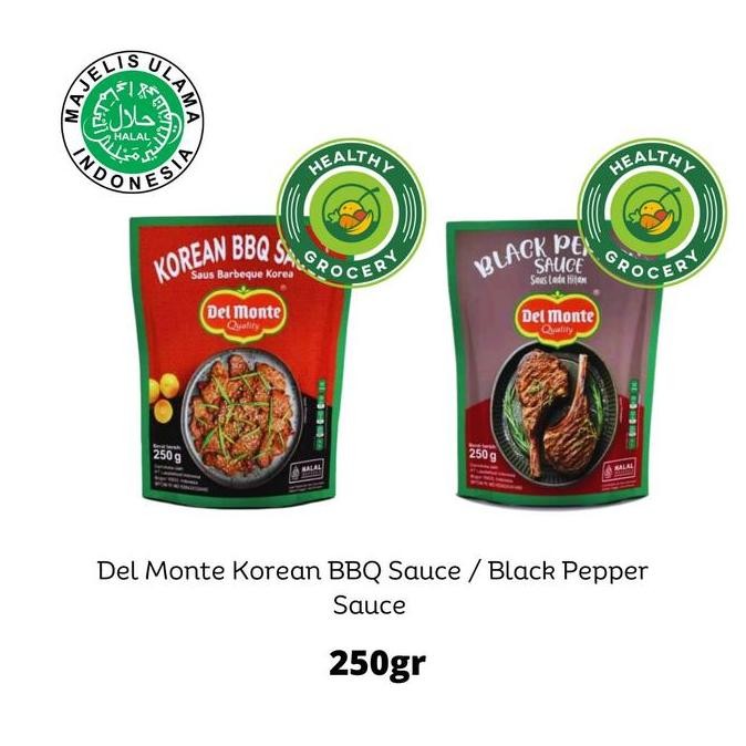 

+++++] Del Monte Korean BBQ Sauce / Black Pepper Sauce 250gr Pouch