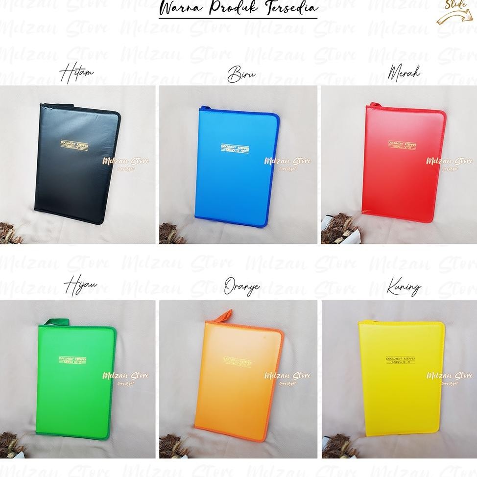 

Dokumen Keeper Ukuran Folio isi 20 Lembar / Map Ijazah / Map KK / Map Dokumen