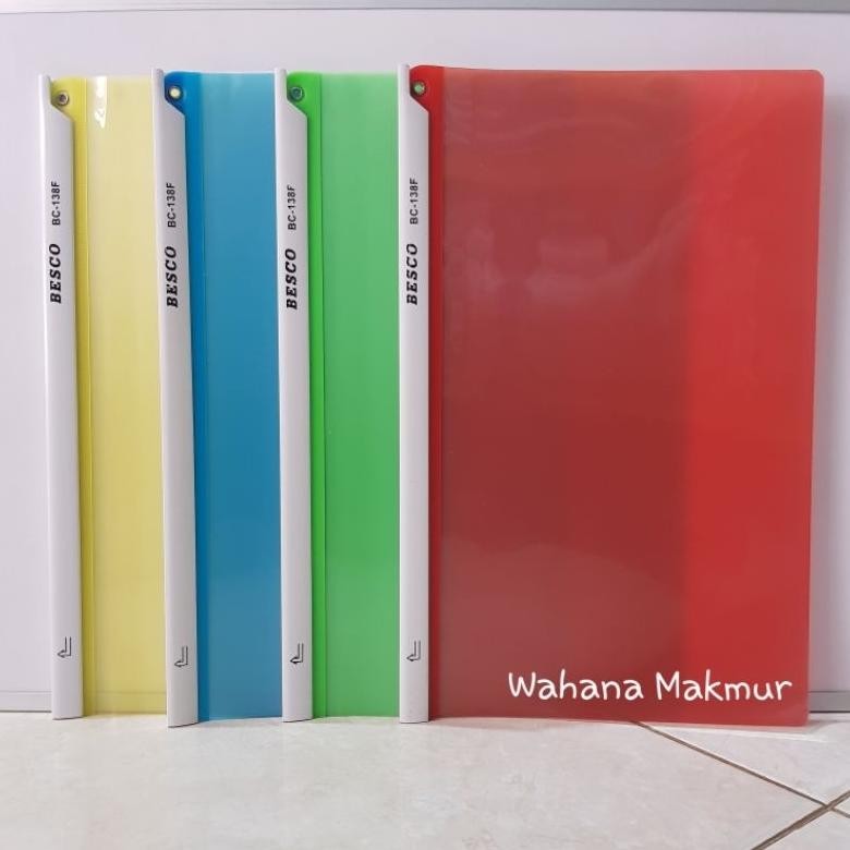 Map plastik Hasam folio Besco / Map tulang / Map kliping