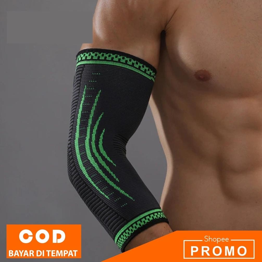 Deker Siku Tangan 1 Pcs Olahraga/Deker Sikut Futsal/Deker Lengan Tangan Volly Voli/Deker Siku Voli E