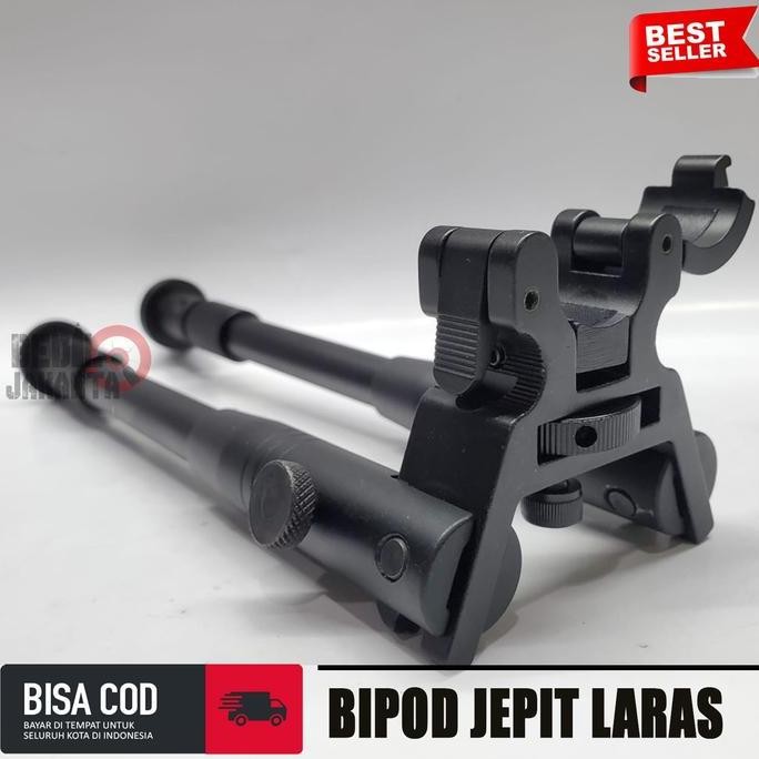 Terlaris Bipod Jepit Laras Dudukan Senapan Angin Bipot Jepit Import Bipod Murah Ready Stok