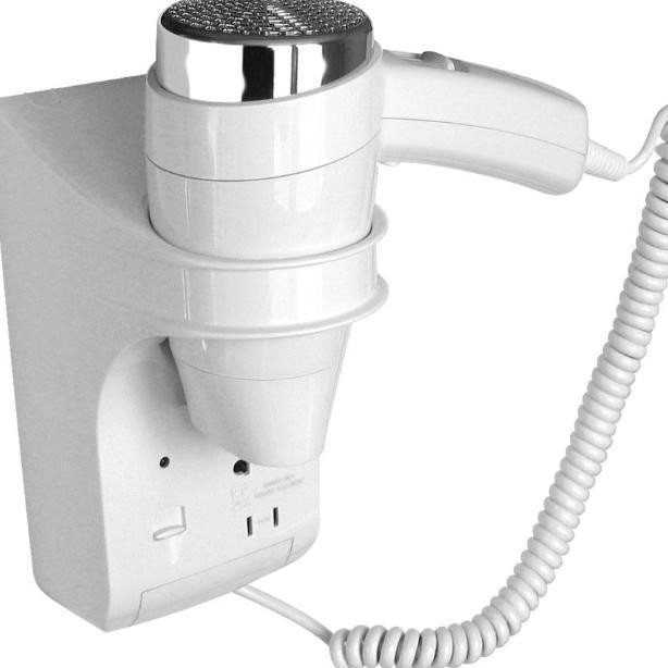 Hair Dryer Jvd Oceani White Haver Wall Mounted